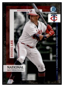 2024 Topps National Convention - Bowman Chrome Prospects Brooks Lee #TP-25 (RC)