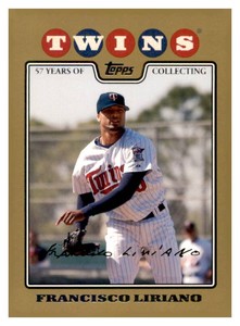 2008 Topps - Francisco Liriano #546 Gold Border 2008