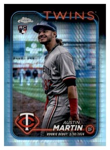 2024 Topps Chrome Update Series - Rookie Debut Austin Martin #USC136 Prism Refractor (RC)