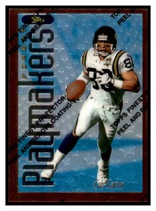 1996 Topps Cris Carter Playmakers Insert Card