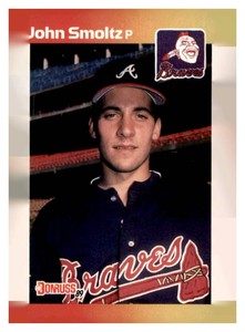 1989 Donruss - John Smoltz #642 Rookie Card