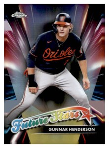 2024 Topps Chrome Gunnar Henderson Future Stars Rookie Card