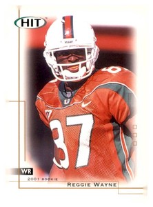 2001 SAGE Hit - Reggie Wayne #47 (RC)
