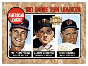 2001 Topps Archives - Carl Yastrzemski, Harmon Killebrew, Frank Howard #212