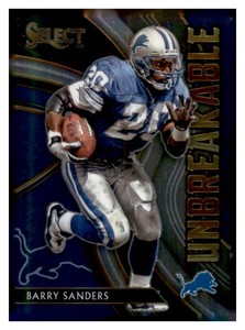 2020 Panini Select - Unbreakable Barry Sanders #U4