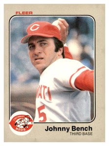 1983 Fleer - Johnny Bench #584