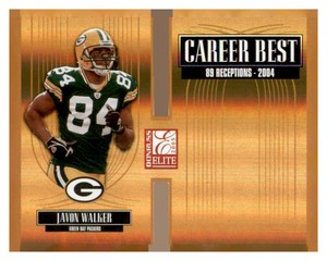 2005 Donruss Elite - Career Best Javon Walker #CB-22 Gold 500