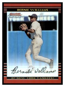 2002 Bowman Chrome - Bernie Williams #23 Refractor 500