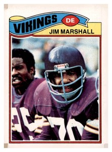 1977 Topps - Jim Marshall #105