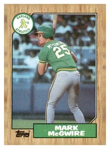 1987 Topps - Mark McGwire #366 Rookie Card