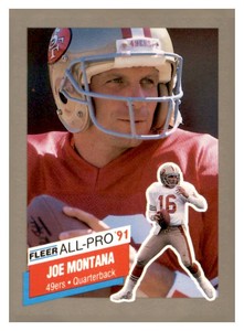 1991 Fleer - ALL-PRO Joe Montana #19