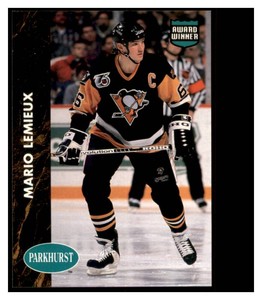 1991-92 Parkhurst - Collectibles Mario Lemieux #PHC7 Award Winner