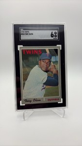 1970 Topps Tony Oliva SGC Grade 6 Excellent-Near Mint Condition