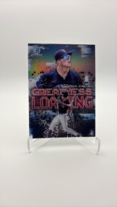 2025 Bowman Chrome Greatness Loading Insert Card Walker Jenkins