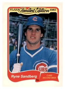 1985 Fleer Limited Edition Baseball Superstars - Ryne Sandberg #31