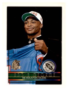 1996 Topps Chrome - 96 Draft Pick Eddie George #162 (RC)