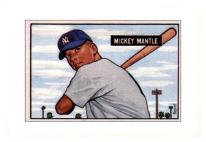 1989 Bowman - Replicas Mickey Mantle 1951 Bowman