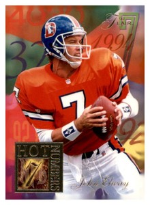 1994 Fleer Ultra - Flair Hot Numbers John Elway #4