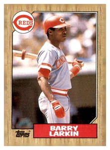 1987 Topps Barry Larkin Rookie Card