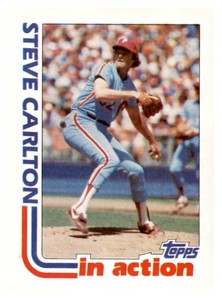 1982 Topps - In Action Steve Carlton #481