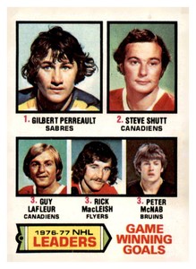 1977-78 O-Pee-Chee - Guy Lafleur, Gilbert Perreault, Steve Shutt #7