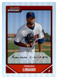 2007 Bowman Chrome - Francisco Liriano #8 Refractor