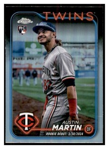 2024 Topps Chrome Update Series - Rookie Debut Austin Martin #USC136 Refractor (RC)