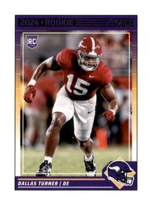 2024 Panini Dallas Turner Rookie Card