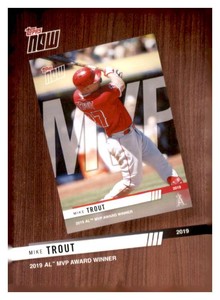 Mike Trout Topps Now 2019 All Star MVP Winner