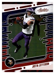 2024 Panini Absolute - Justin Jefferson #69 Red & Blue