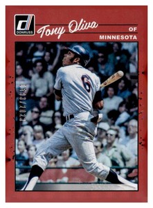 2023 Panini Donruss - Retro 1990 Tony Oliva #287 Holo Red 2023