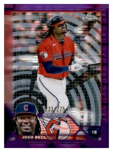 2023 Topps Chrome - Josh Bell #136 Purple Sonar Refractor 275