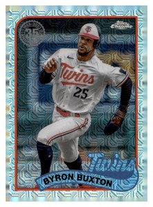 2024 Topps Series 1 - 1989 Topps Chrome Silver Pack Byron Buxton #T89C-62