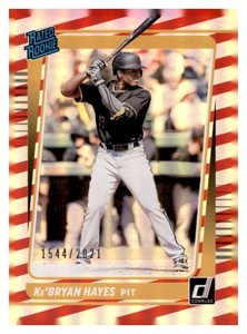 2021 Panini Donruss - Rated Rookies KeBryan Hayes #43 Red 2021 (RC)