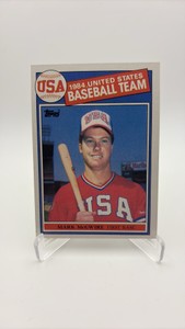 1985 Topps Mark McGwire U-18 Team USA Rookie Card