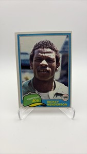 1981 Topps Rickey Henderson 2nd Year Card
