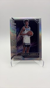 2020-21 Panini Prizm Basketball Jaden McDaniels Prizm Rookie Card