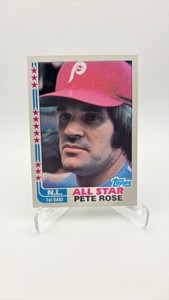 1982 Topps Pete Rose All Star Vintage Baseball Card