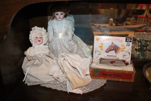 Antique German Bisque Hertel, Schwab & Co. and J.D. Kestner Dolls & Clothing