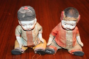 Antique Bisque Porcelain Dolls
