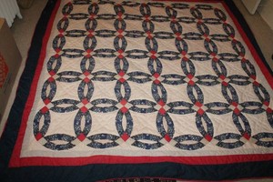 Double Wedding Ring Quilt