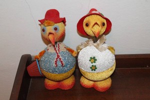 Fabric Chicken Dolls