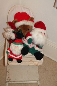 Santa Plush &amp Christmas Bear