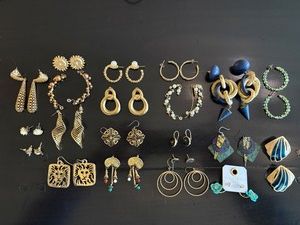 Gold-Tone Costume Earrings