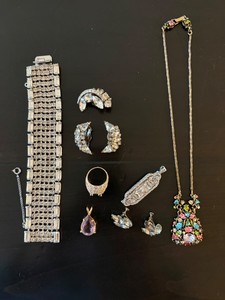 Vintage Rhinestone Costume Jewelry