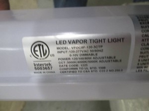 Tight Light 8 foot sealed LED light