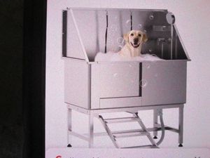 50 stainless steel vet wet bath station