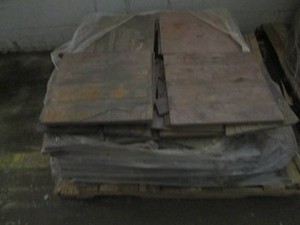 Pallet of loose matching tiles
