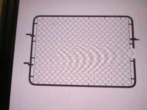70.9 in. Garden Gate Chain Link Fence Gate, Galvanized Steel Garden Door for Yard Entrance Way, Black
