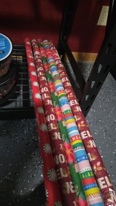 Lot of 5 Gift Wrap Rolls - 75 sq ft each